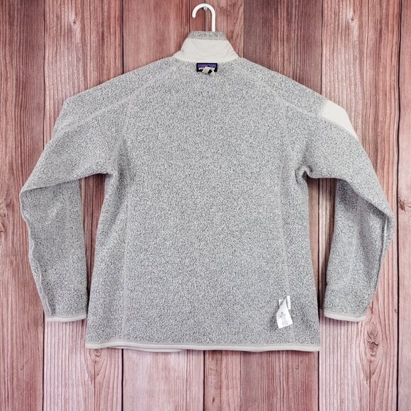 *READ* Patagonia Womens XL Better Sweater Jacket Full Zip Fleece Oatmeal 25542 - Picture 5 of 14